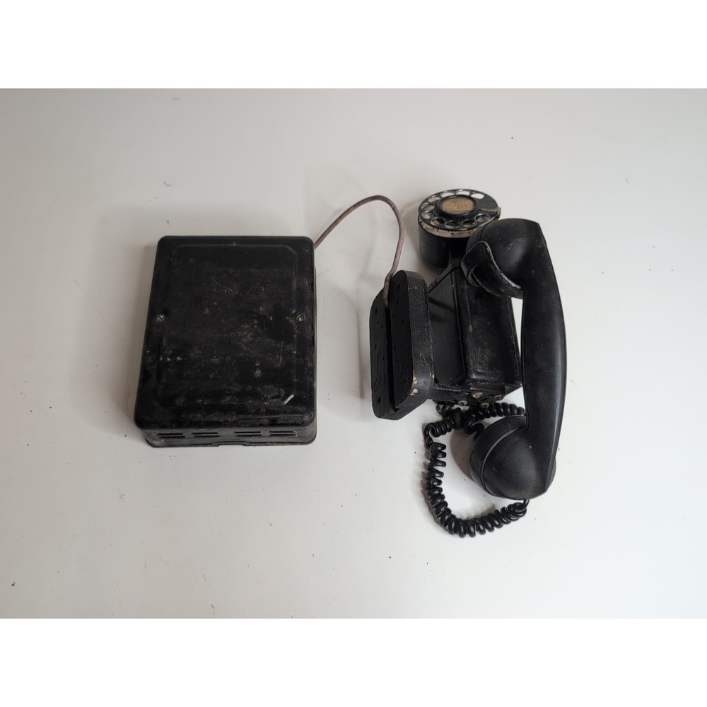 Vtg Bell 1937 G1 Telephone G1 43A Handset+Ringer Bell Box+A1 Key System Western